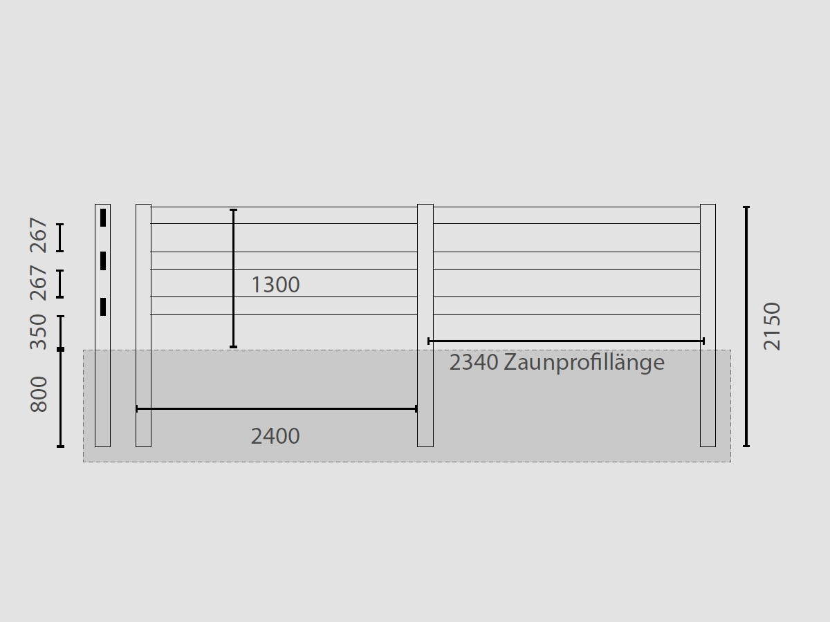 Reitplatz-Einzäunung System Ranch S3 | Sicher & Langlebig | 20x60m