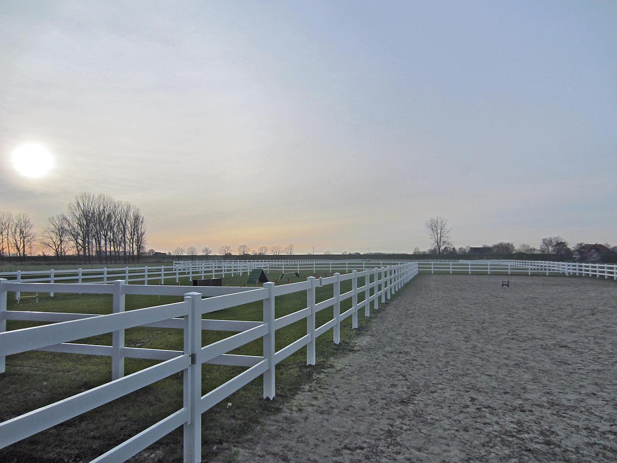 Reitplatz-Einzäunung System Ranch S3 | Sicher & Langlebig | 20x40m